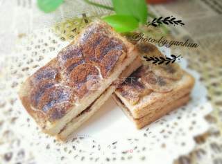 Cocoa Banana Grilled Toast recipe