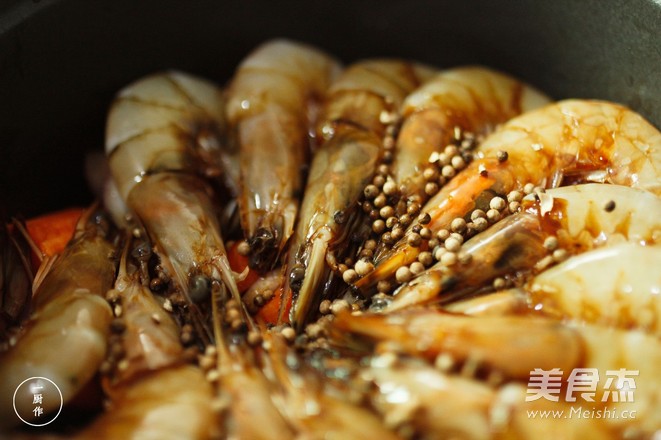 Black Pepper Dry Pot Shrimp recipe