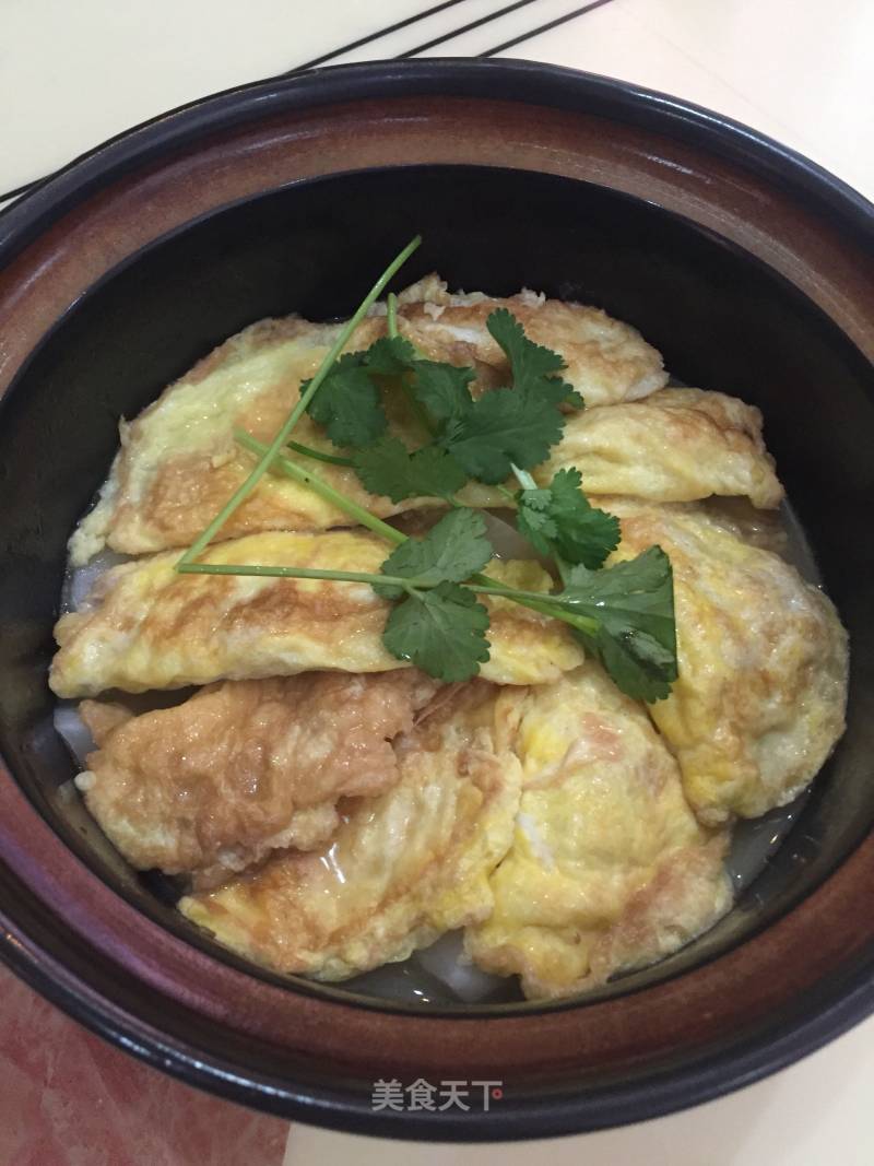 White Radish and Egg Fillet recipe