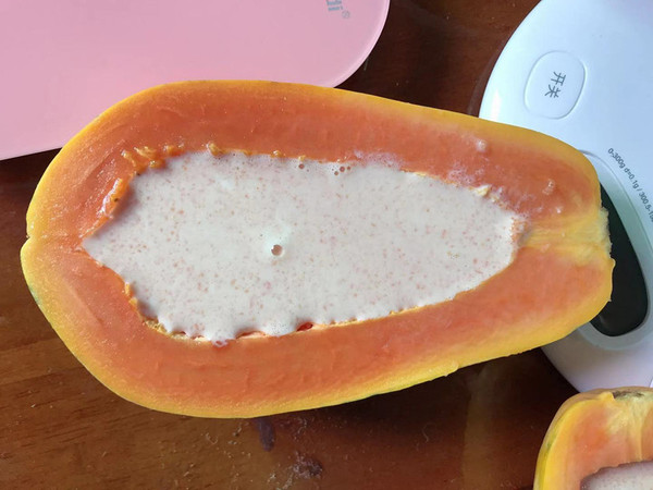 Papaya Bumped into Milk recipe