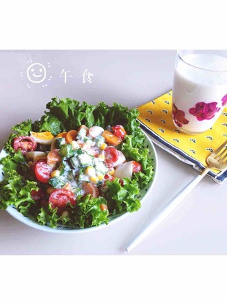 Low-fat Egg Salad & Banana Smoothie