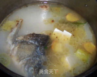 Delicious Fish Head Tofu Soup recipe