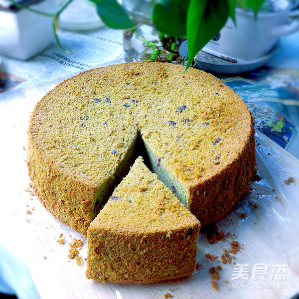 Matcha Honey Bean Chiffon recipe