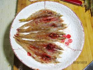 Sliced Shrimp with Garlic recipe