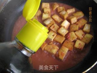 Tofu with Red Milk Sauce recipe