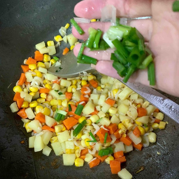 Stir-fried Three Fresh Vegetables recipe