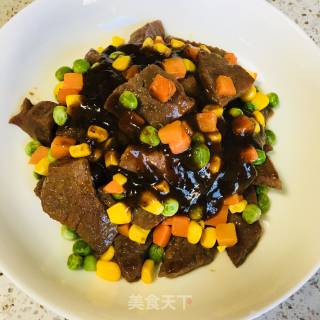 Black Pepper Steak with Mixed Vegetables recipe