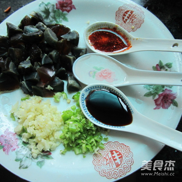 Preserved Egg with Cold Dressing recipe