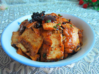 Bring Out The Happiness of The Kitchen---dried Tofu with Tempeh and Oyster Sauce recipe
