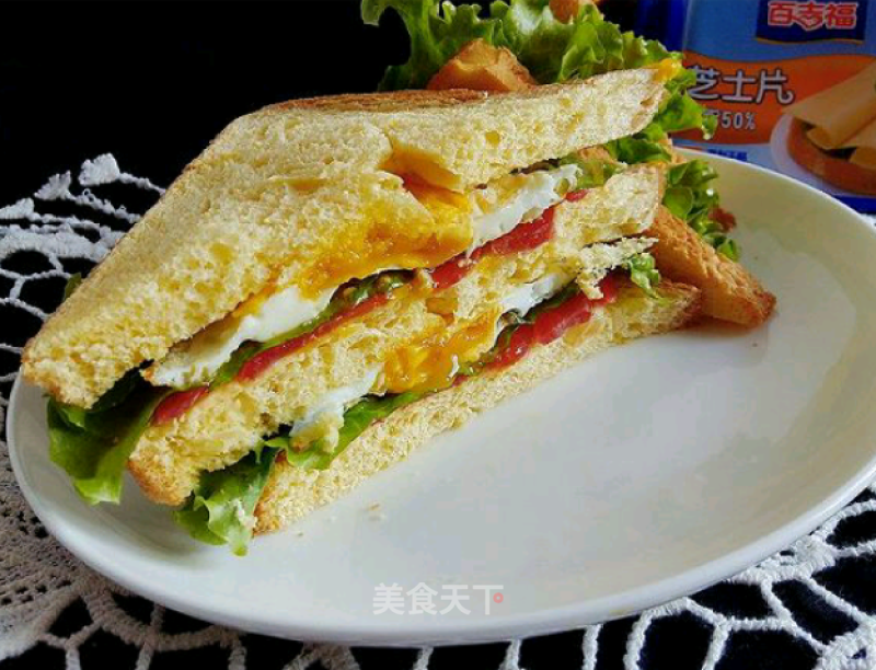 #trust之美# Sausage and Cheese Sandwich recipe