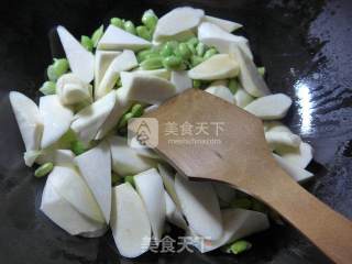 Edamame with Yuba and Bamboo Fired Rice White recipe