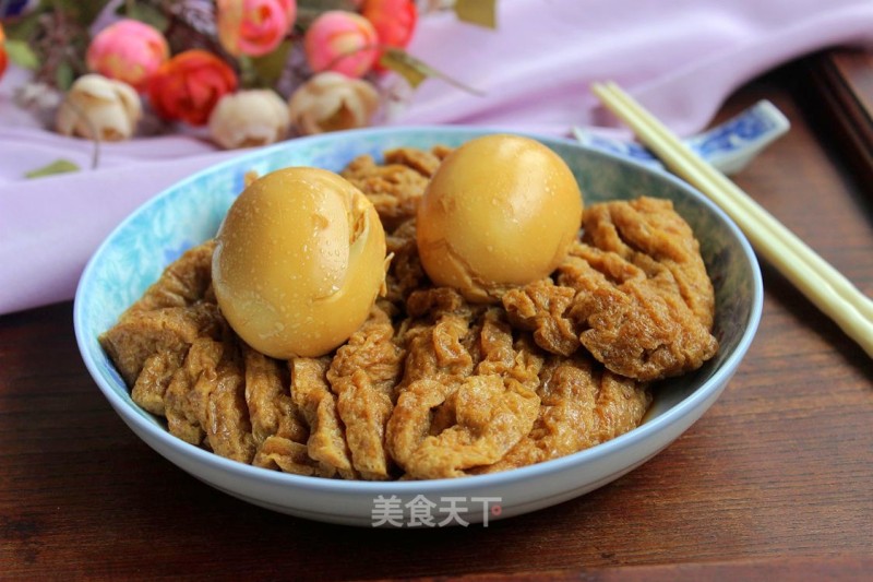 Vegetarian Pork Skin Boiled Egg recipe