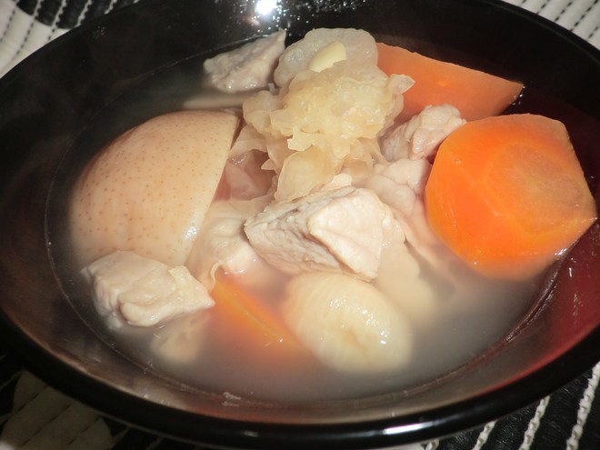 Super Lung Snow Pear Pig Lung Soup recipe