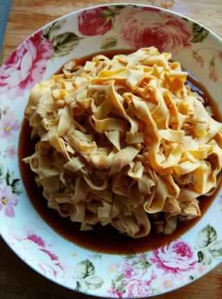 Scallion Oil Tofu Skin recipe