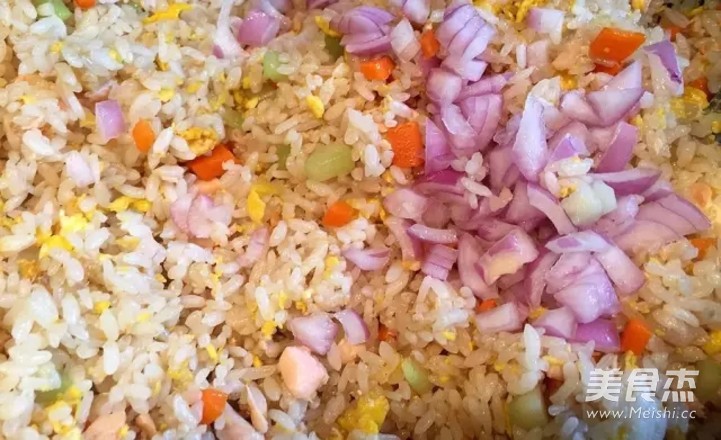 Salmon Fried Rice recipe