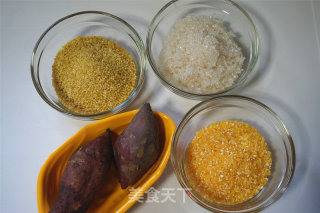 Corn Millet Sweet Potato Rice Cereal recipe