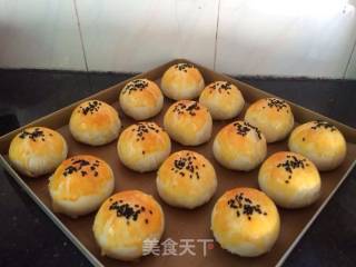 #四sessional Baking Contest and is Love to Eat Festival#egg Yolk Pastry recipe