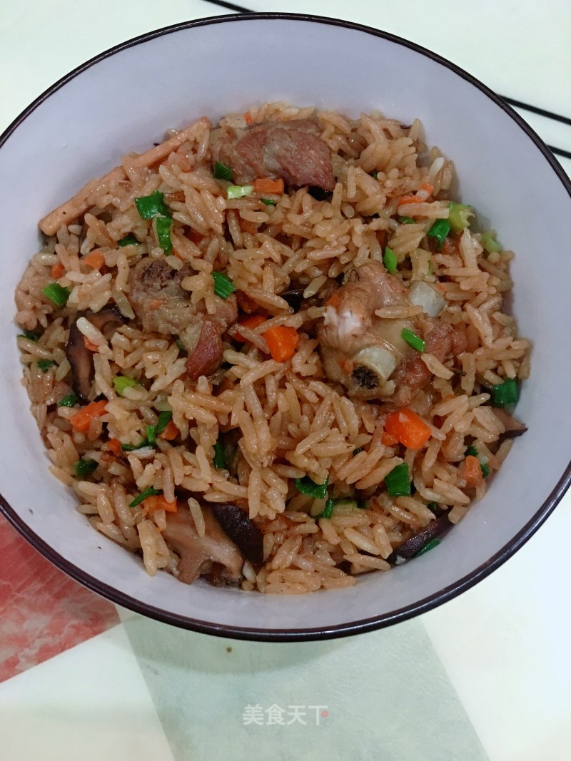 Shiitake Mushroom Ribs Rice recipe