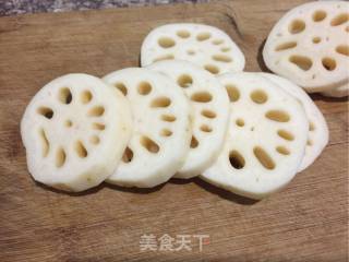 Steamed Lotus Root Folder recipe