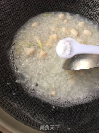 "porridge" Fresh Shell Congee recipe