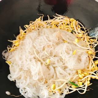 Vermicelli Bean Sprouts Fried recipe
