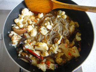 Stir-fried Vermicelli with Cauliflower recipe