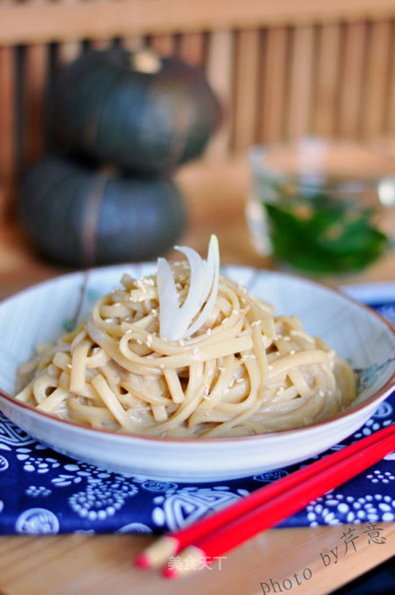 Sesame Onion Udon recipe