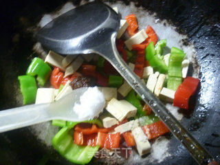 Stir-fried Double Peppers with Shacha Sauce recipe