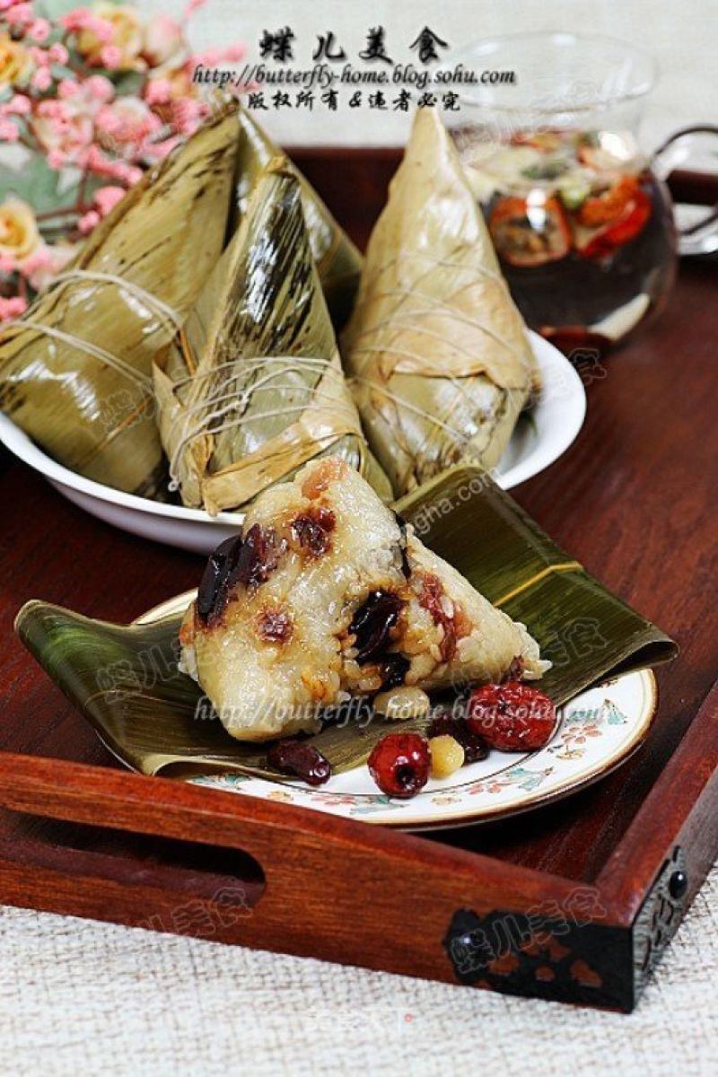 Assorted Rice Dumplings with Honey Beans and Jujube recipe