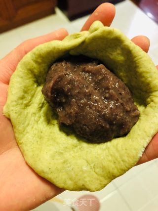 Matcha Waffles (with Filling) recipe