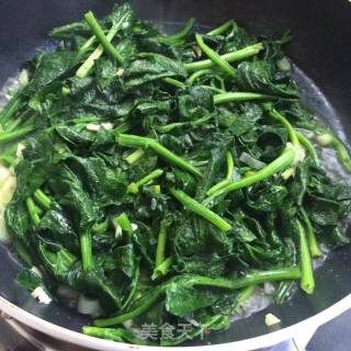 Stir-fried Spinach recipe