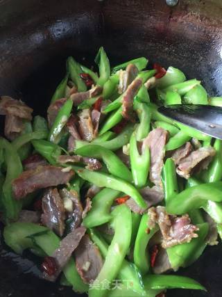 Bacon Stir-fried Vegetable Stem recipe