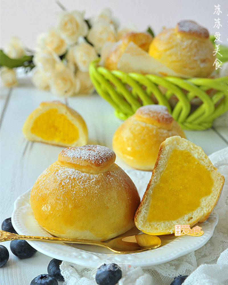 A Heart-shaped Custard Bag Full of Love