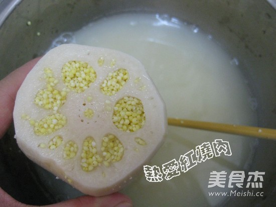 Sweet Yellow Rice Lotus Root recipe