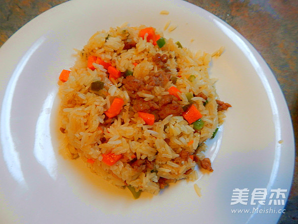 Fried Rice with Minced Meat recipe