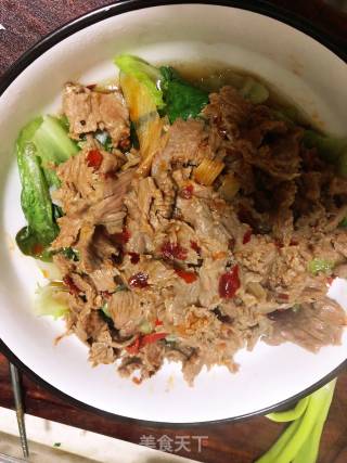 Boiled Beef Slices recipe