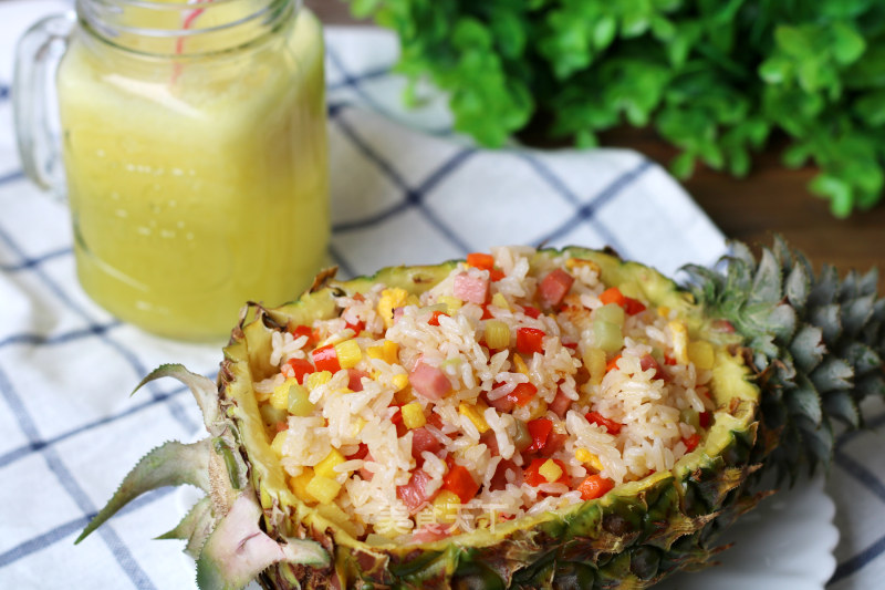 Pineapple Egg Fried Rice recipe