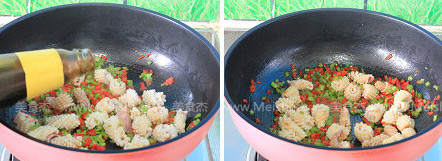 Squid Flower in Oyster Sauce recipe