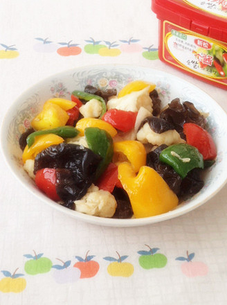 [splendid Future] Stir-fried Colored Peppers recipe