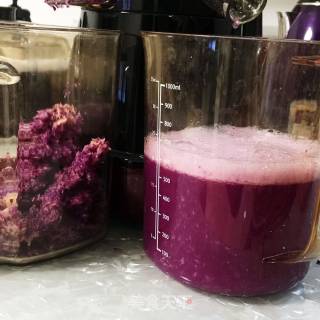 Purple Cabbage Golden Pear Juice recipe