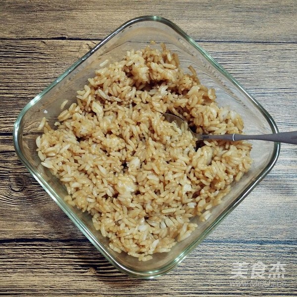 Fried Rice with Sausage and Soy Sauce recipe