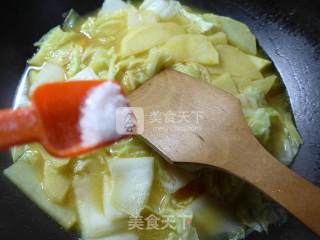Curry Potatoes and Cabbage recipe