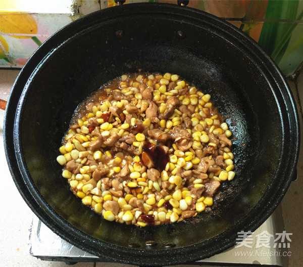 Corn Chicken with Oyster Sauce recipe