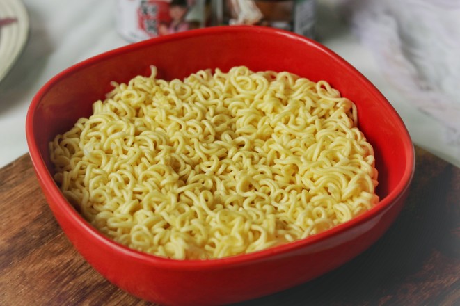 Instant Noodles with Sauce recipe