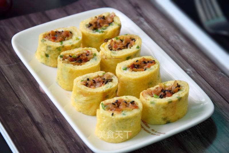 #trust之美#kimchi Egg Roll recipe