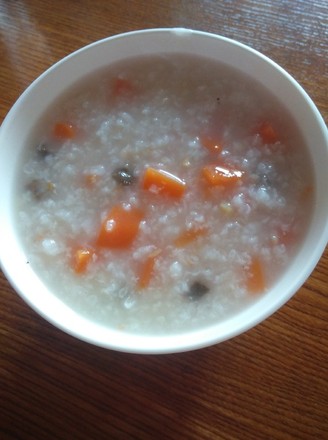 Sea Cucumber and Carrot Porridge