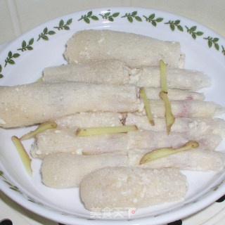 "mushroom" Power "food" Foot-fresh Shrimp Tofu Stuffed Bamboo Fungus recipe