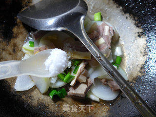 Lamb Stir-fried Radish recipe