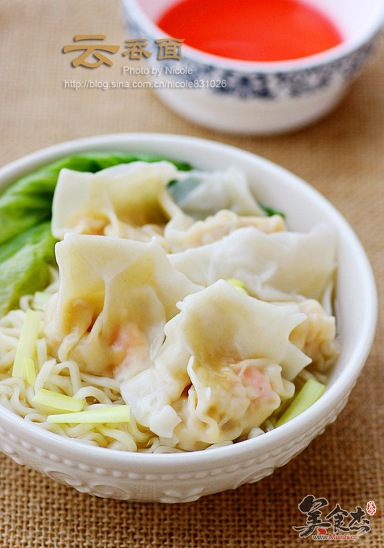 Cantonese Shrimp Wanton Noodles recipe