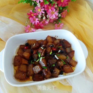 Fried Jelly with Bean Paste recipe